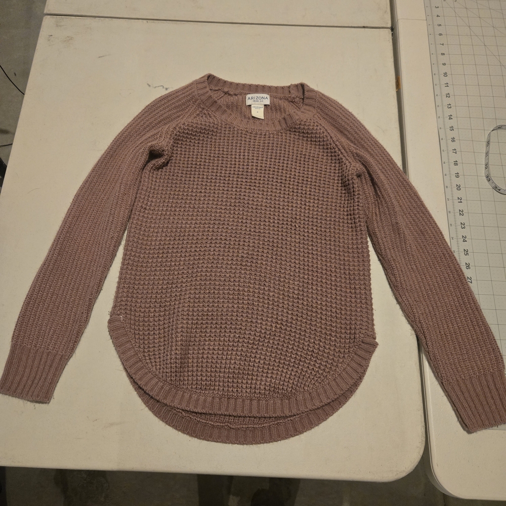 Women's Mauve Crew Neck Sweater